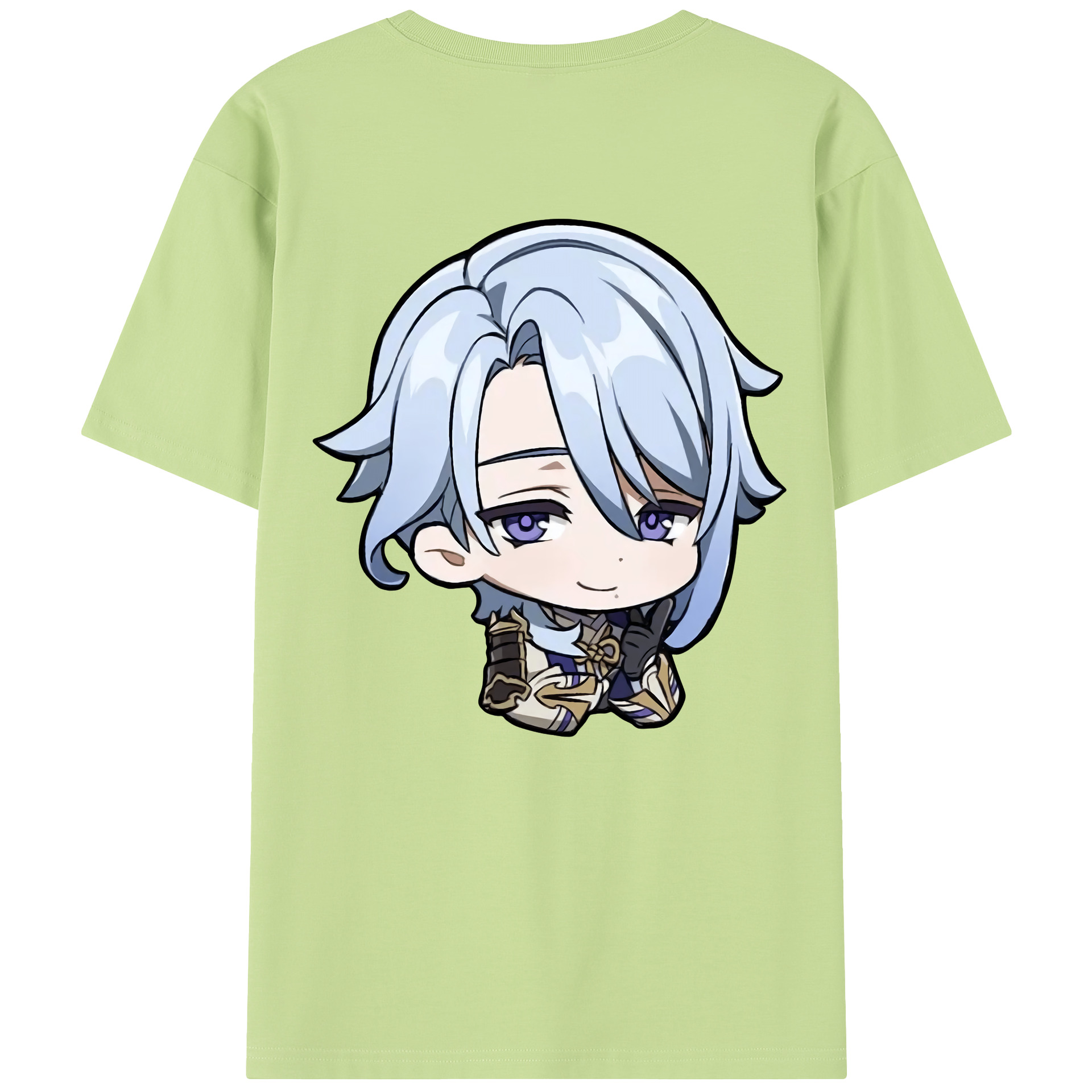 げんし神 神里綾人 かみさとあやと genshin Kamisato Ayato 綿100％半袖Tシャツ（背面プリント）